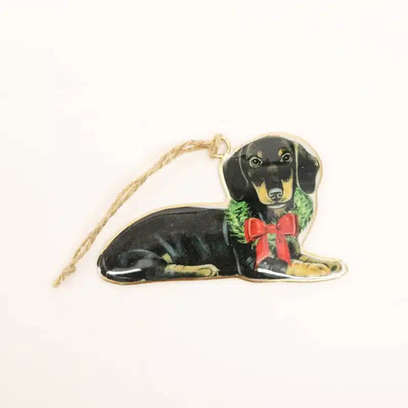 Vintage Single Daschund Hanger