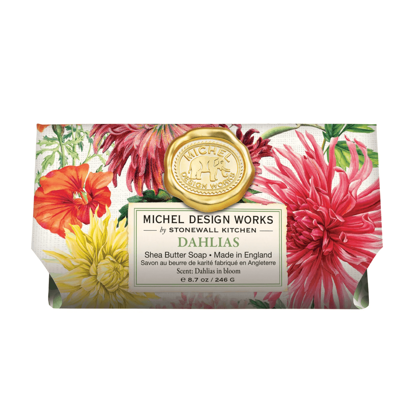 Dahlias Large Soap Bar