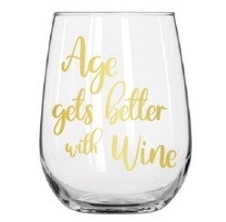 Age Gets Better Stemless Wine Glass
