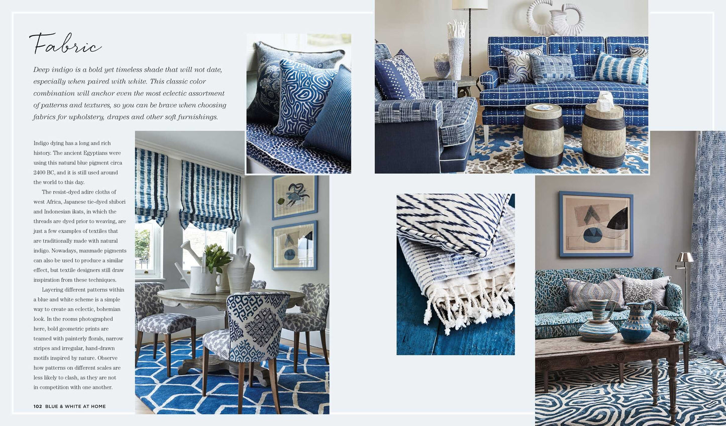 Blue & White At Home By Henrietta Heald