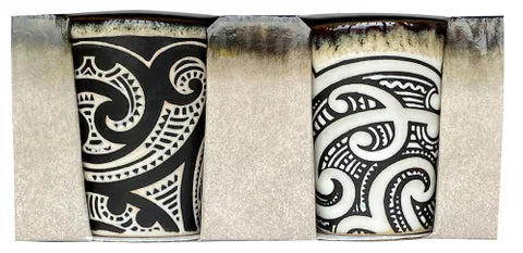 Ceramic Tattoo Shot Glasses