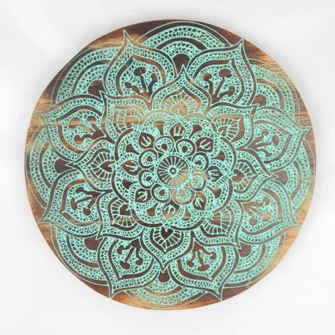 Sea Green Mandala Wall Art