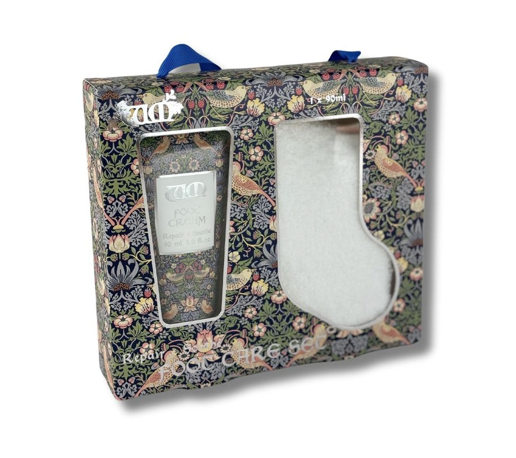 Foot Care Set - Strawberry Thief William Morris