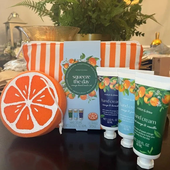 Orange Hand Cream Gift Bag 3 x 60ml