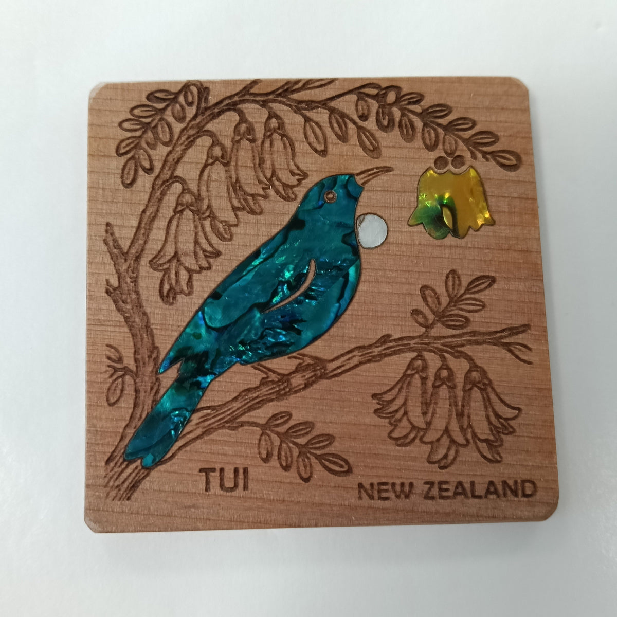 Tui Wooden Magnet