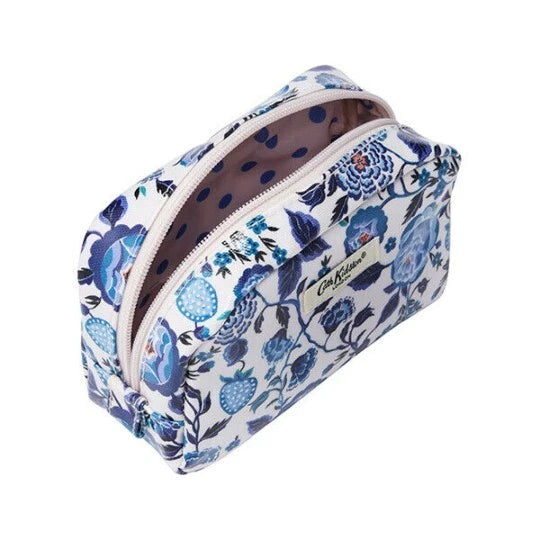 Cath Kidston Navy Carnation Cosmetic Bag