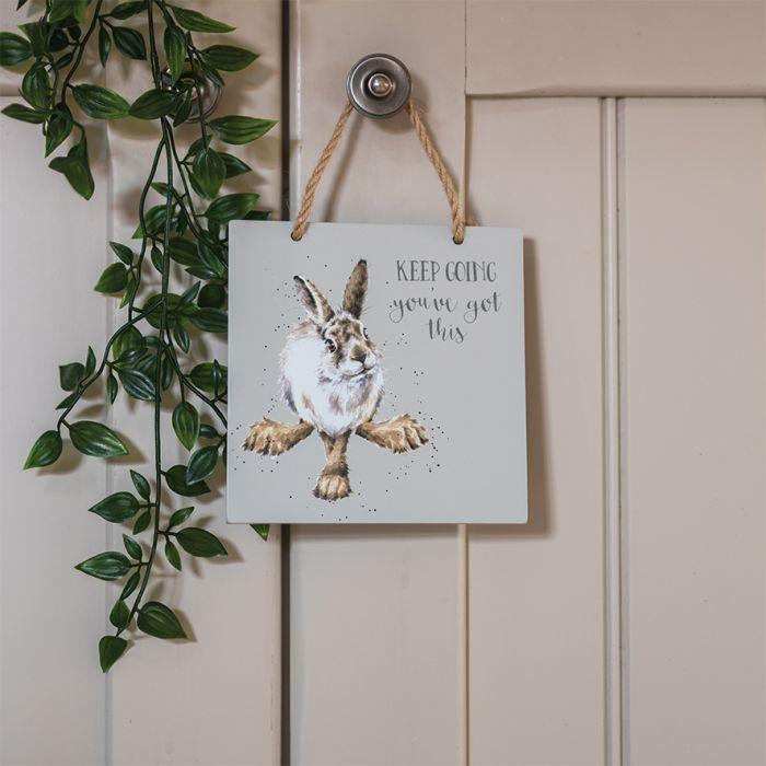 'You've Got This' Hare Wooden Plaque