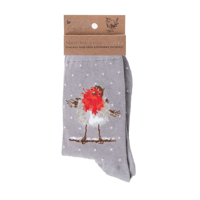 'Jolly Robin' Robin Socks