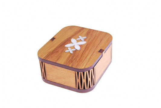 Frangipani Box In Mother Of Pearl