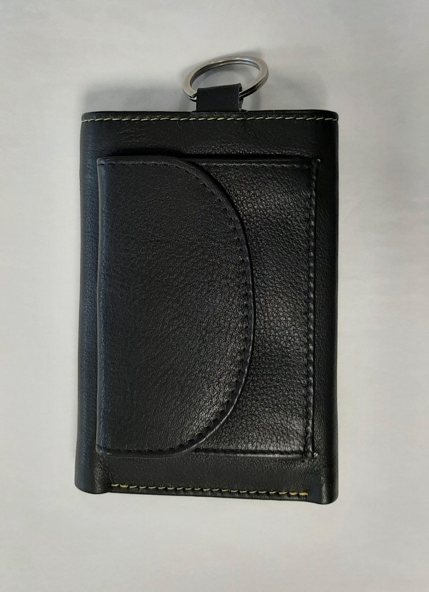 Soft Leather Mini Wallet: Blue
