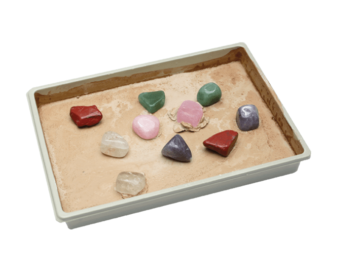 Gemstone Excavation kit. Dig out 5 types of gems