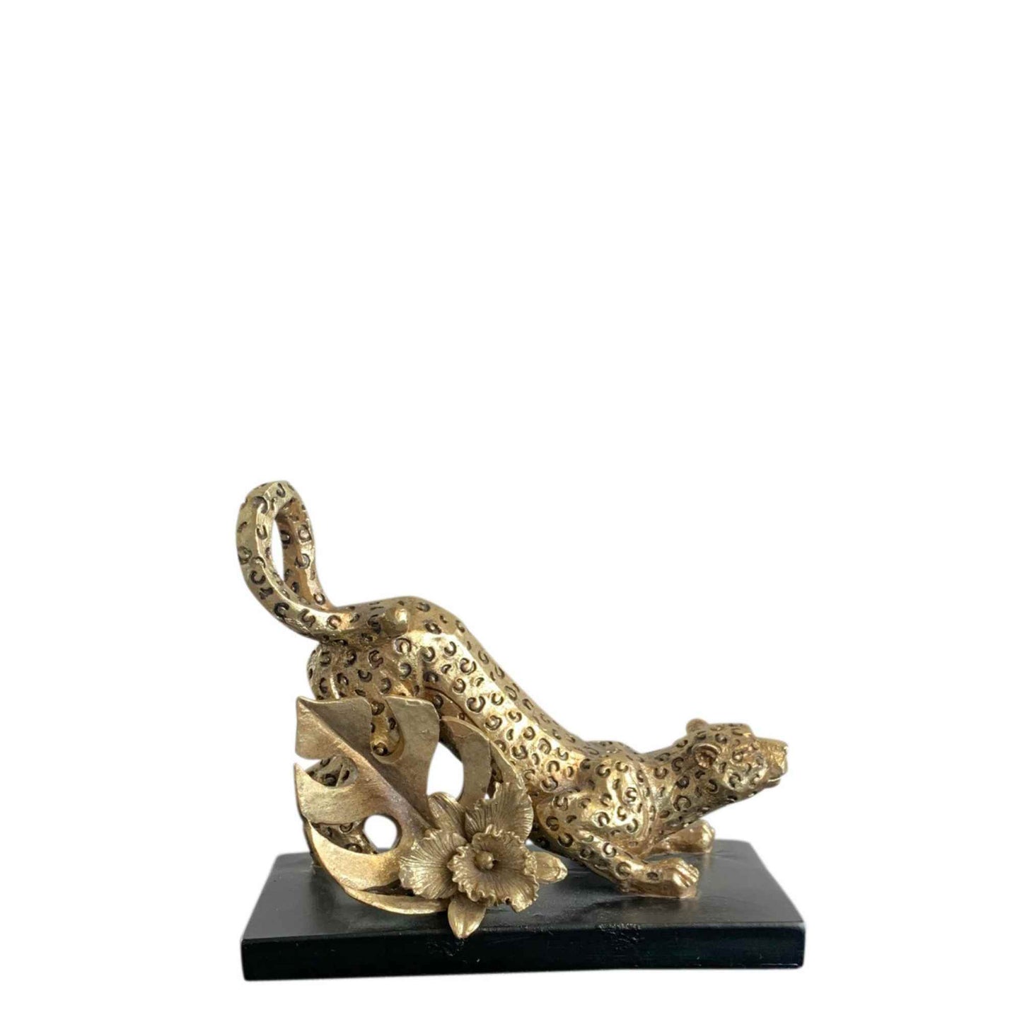 Luxe Cheeta with Decorative Leaves