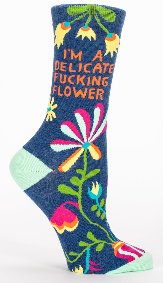 Women's Socks - Delicate F**king Flower