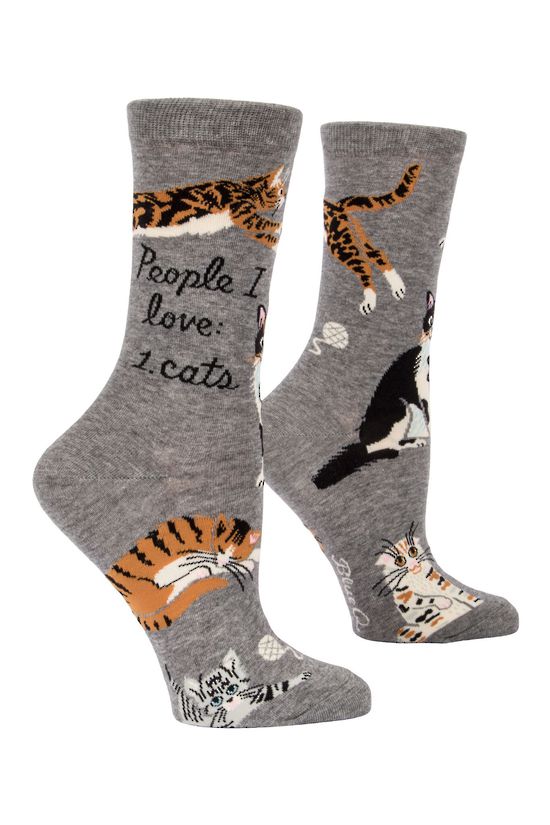 Women's Socks -People to Meet: Cats