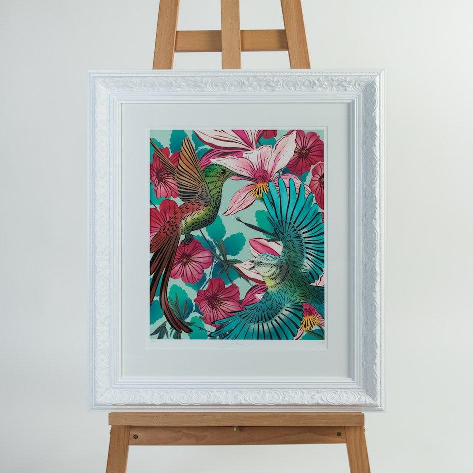 Print - Heavenly Hummingbirds A4