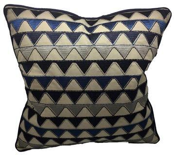 Blue Cotton Cushion - Tigerlily Gift Store