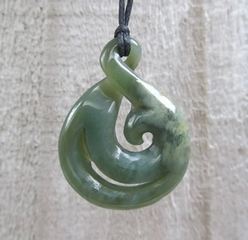 Single Twist Koru Greenstone