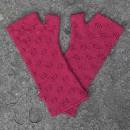 Pink Double Arrow Fingerless Glove