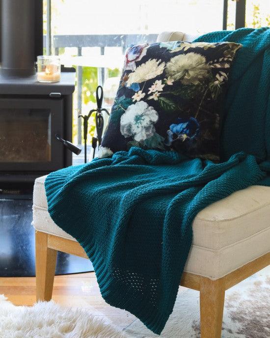 Jolie Peacock Throw