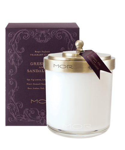 Green Fig and Sandalwood Fragrant Candle - Tigerlily Gift Store