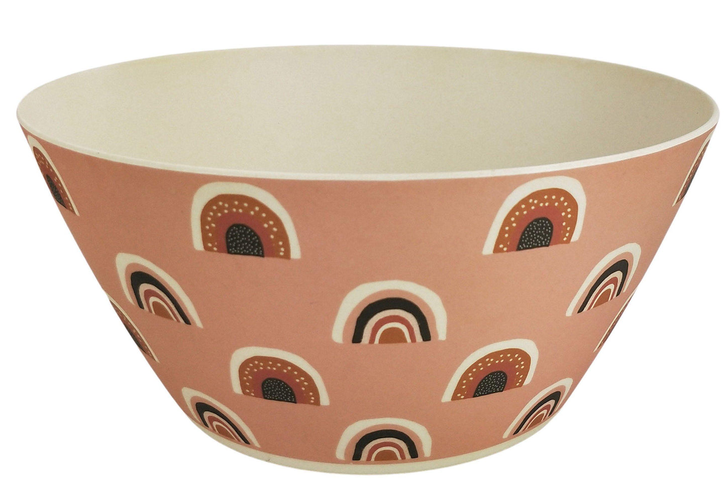 Woodstock Salad Bowl Pink & Green