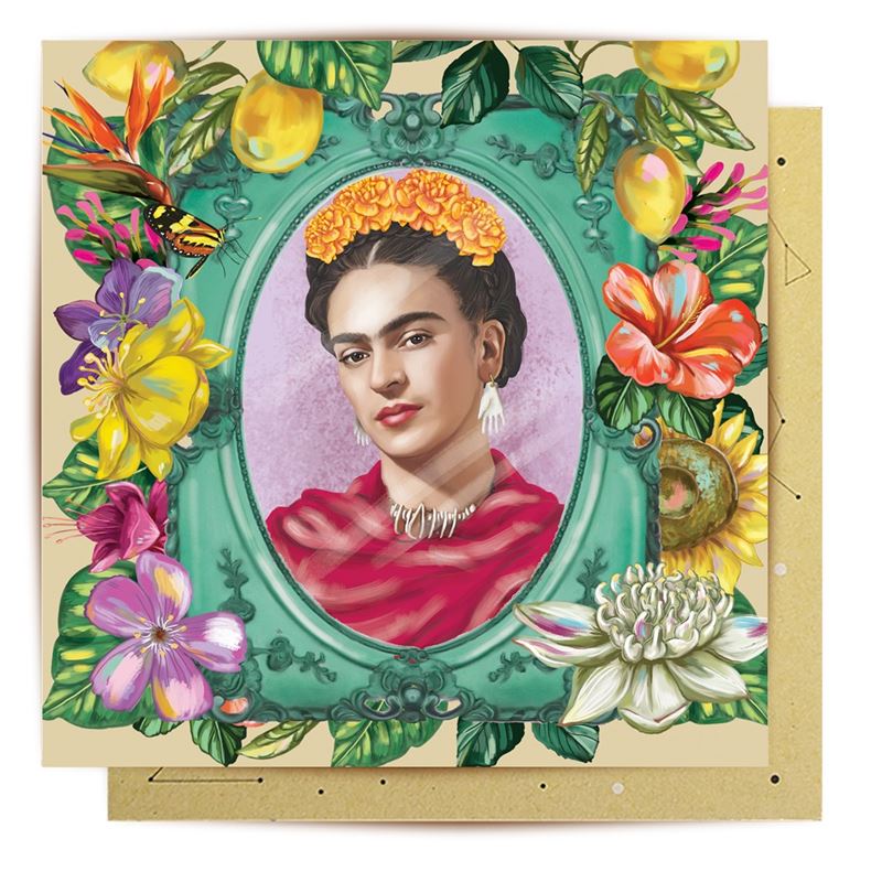 Mexican Portrait Frida - Card