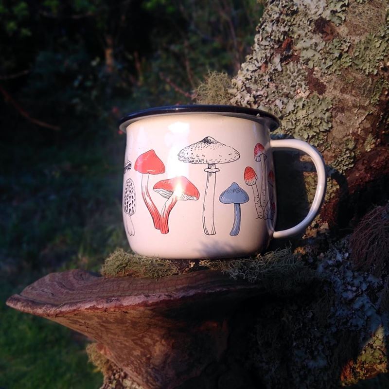 NZ Fungi - Enamel Mug