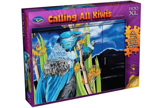 Calling All Kiwis 500XL Piece Jigsaw Tui Mountain