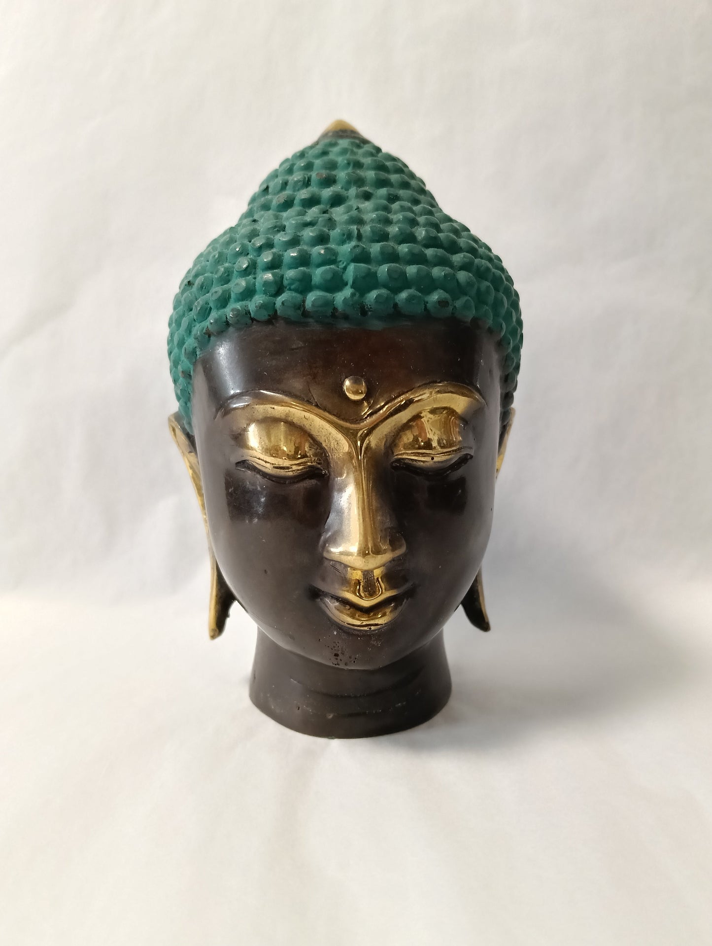 Green Buddha Head