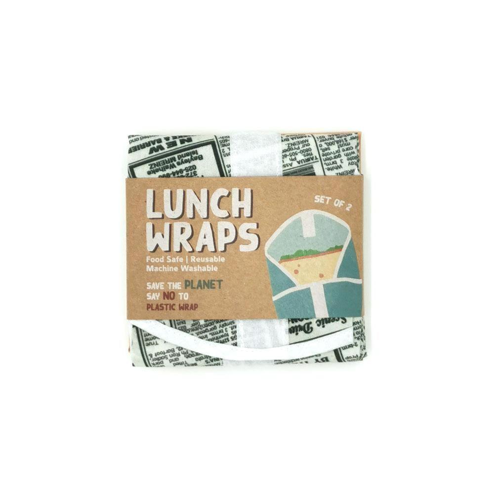 Retro Paper Lunch Wrap