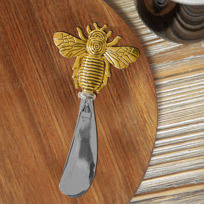 Cheese Board With Bee Knife