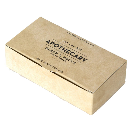 Apothecary Sleep and Focus Jet Lag Kit Boxed