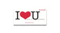 I Love U Milk Chocolate 100g