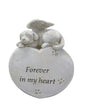 Memorial Cat & Dog On Heart