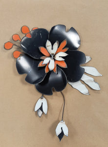 Original Colourful Corsage - Black Poppy Design