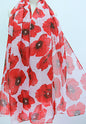 White Poppy Scarf