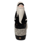 Black & Gold Santa with Snowflake