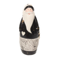 Black & Gold Santa with Heart