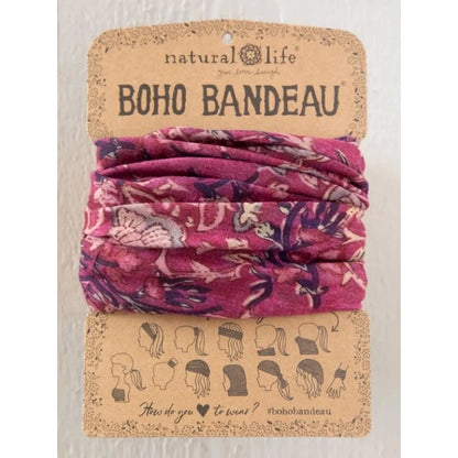 Boho Bandeau Mauve Tossed