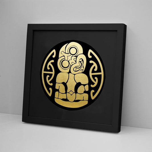 Tiki Foil Print