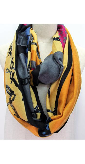 Mustard & Grey Scarf