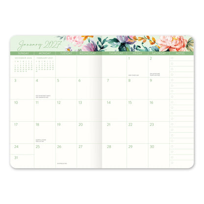 2027 Bella Flora Monthly Pocket Planner
