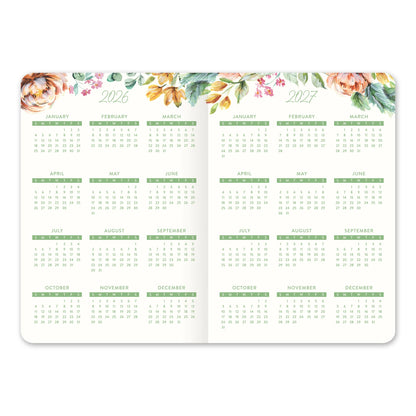 2027 Bella Flora Monthly Pocket Planner