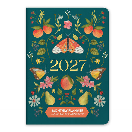 2027 Fruit & Flora Monthly Pocket Planner