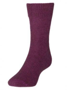 Possum Merino Dress Socks Fuschia