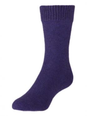 Violet Possum Merino Dress Socks