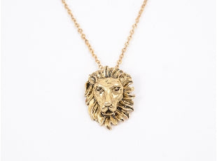 Ox-Gold Lion Pendant