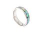 Paua Stainless Steel Ring 6mm