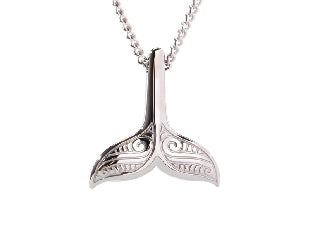 Whale-tail Stainless Steel Pendant