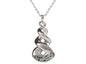 Paua Twist Stainless Steel Pendant